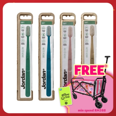 JORDAN Green Clean Toothbrush Soft 1s