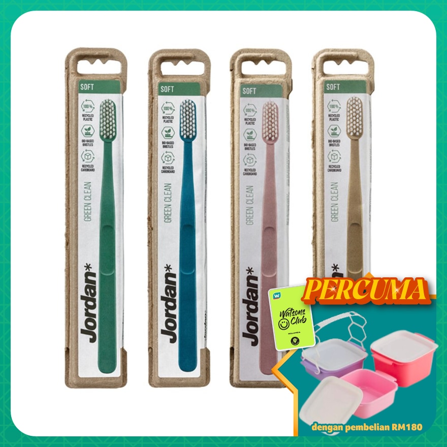 Green Clean Toothbrush Soft 1s