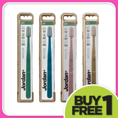 JORDAN Green Clean Toothbrush Soft 1s