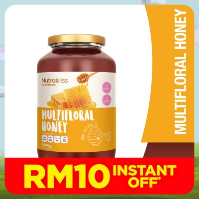 NUTRABLISS BY WATSONS Natural Multifloral Honey 1kg