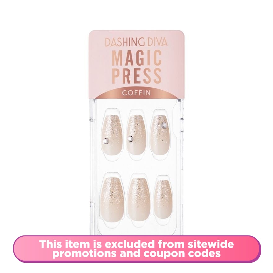 Round Mani Crystal Champagne MDR2F058CF