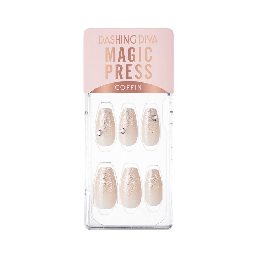 Round Mani Crystal Champagne MDR2F058CF