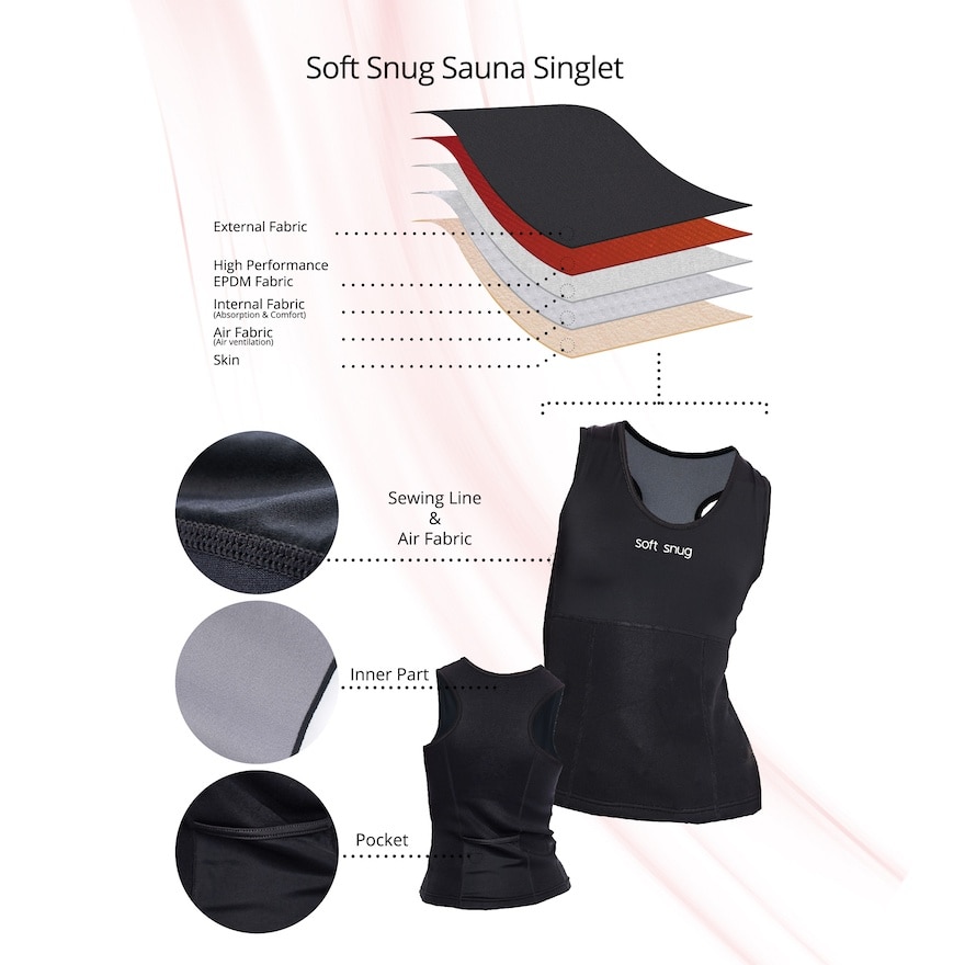 Softsnug Sauna Singlet - S size