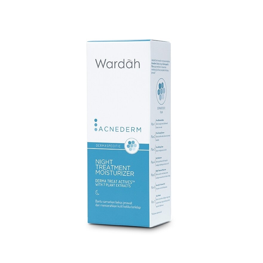 Wardah Acnederm Night Treatment Cream 40ml