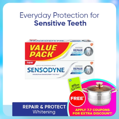 SENSODYNE - Repair and Protect Whitening Sensitive Toothpaste 2x100g