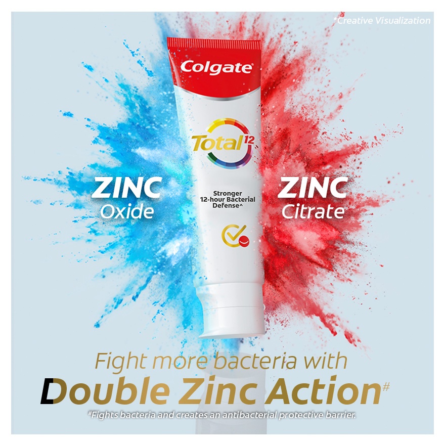 Colgate Total Charcoal Deep Clean Toothpaste (35G) + Slimsoft Charcoal Toothbrush Travel Kit image