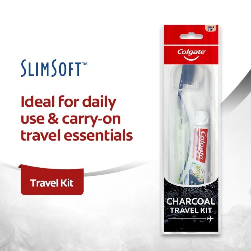 Charcoal Travel Kit (Total 35g TP &SS Charcoal TB)