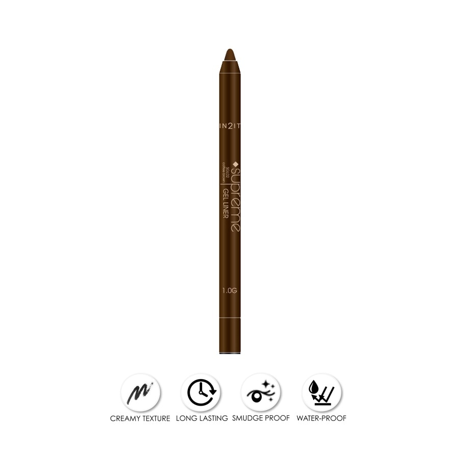 Supreme Gel Eyeliner Coffee Brown SGL02