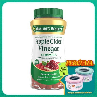 NATURE'S BOUNTY Apple Cider Vinegar Gummies 60S