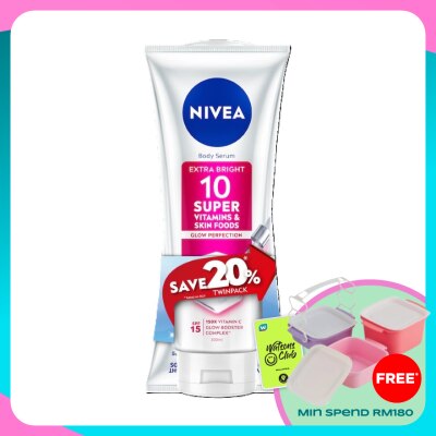 NIVEA Super 10 Vitamin Lotion 300ml Twin Pack