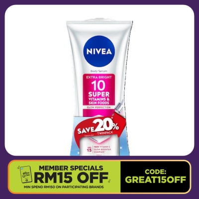 NIVEA Super 10 Vitamin Lotion 300ml Twin Pack
