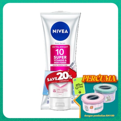 NIVEA Super 10 Vitamin Lotion 300ml Twin Pack