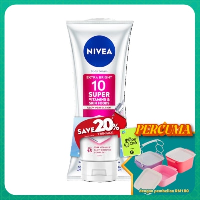 NIVEA - Super 10 Vitamin Lotion 300ml Twin Pack