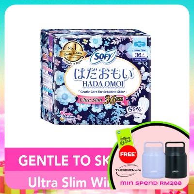 SOFY - Hadaomoi Night Ultra Slim Wing 36cm 10's