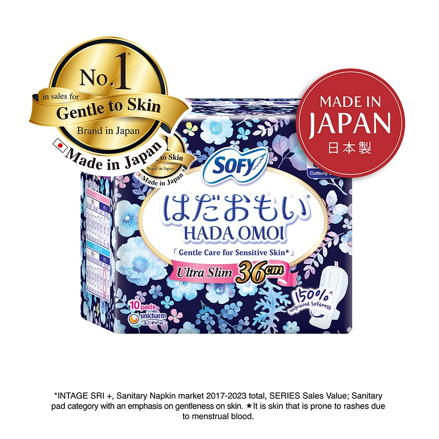 Hadaomoi Night Ultra Slim Wing 36cm 10's image