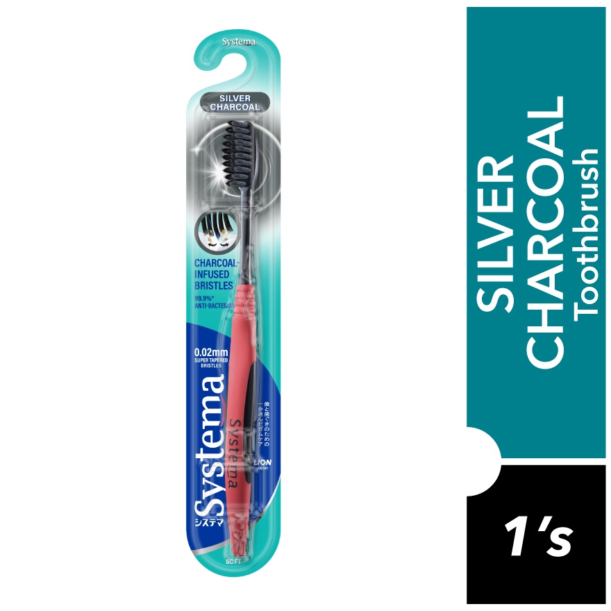 Toothbrush Silver Charcoal 1s image