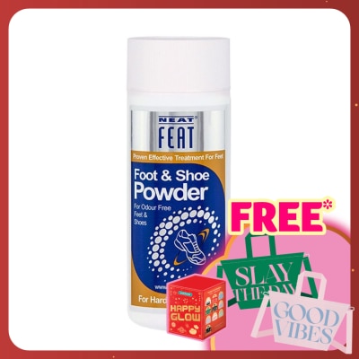 NEAT FEAT Foot & Shoe Powder Eliminating Feet and Shoe Odours 125g