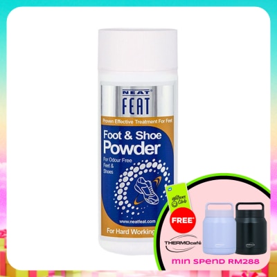 NEAT FEAT - Foot & Shoe Powder Eliminating Feet and Shoe Odours 125g