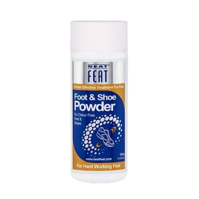 NEAT FEAT Foot & Shoe Powder Eliminating Feet and Shoe Odours 125g