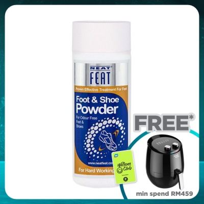 NEAT FEAT Foot & Shoe Powder Eliminating Feet and Shoe Odours 125g