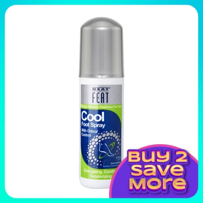 NEAT FEAT Cool Foot Spray for Feet Odour Control 125ml