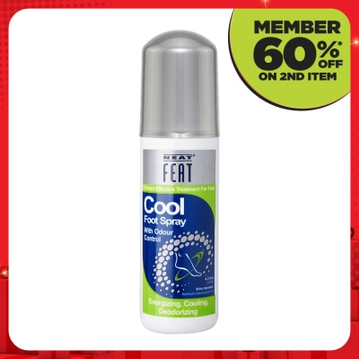 NEAT FEAT Cool Foot Spray for Feet Odour Control 125ml