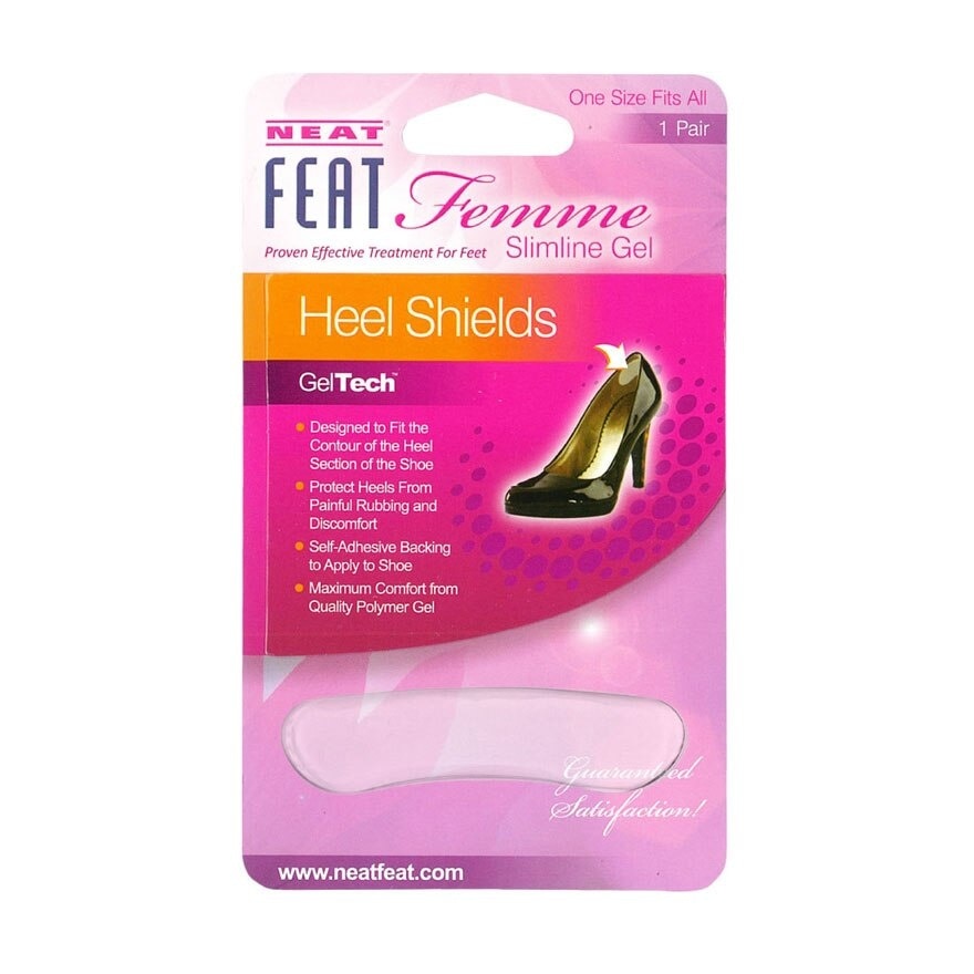 Femme Gel Heel Shield For Heel Protection 1 Pair