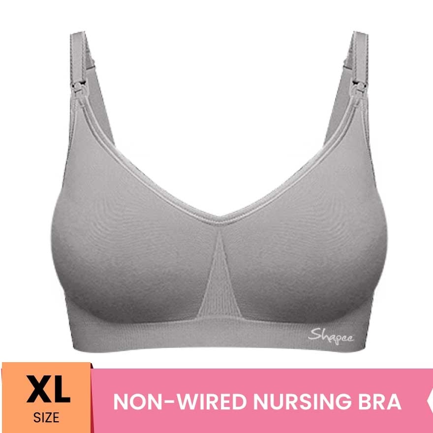 Luxe Nursing Bra XL Grey