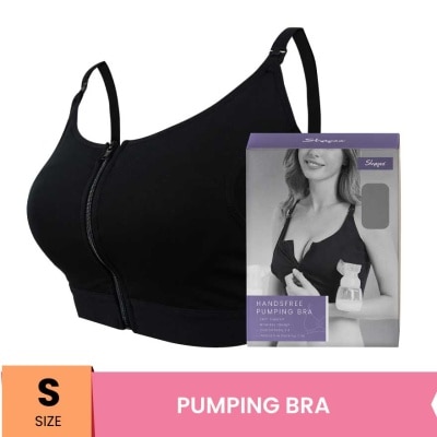 SHAPEE Hands Free Pumping Bra S Black