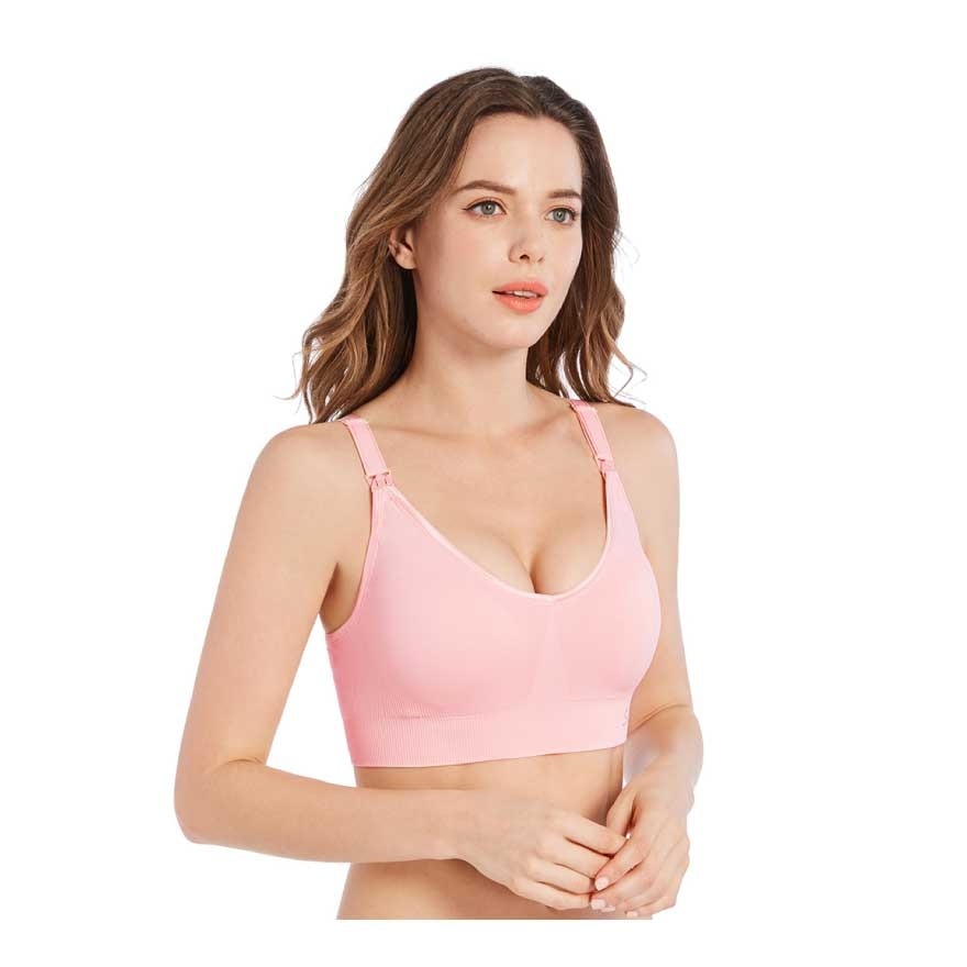 Luxe Nursing Bra S Pink