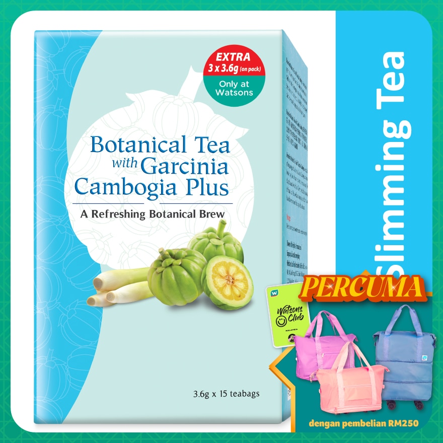 BOTANICAL TEA WITH GARCINIA CAMBOGIA 3.6g x 15s+3s
