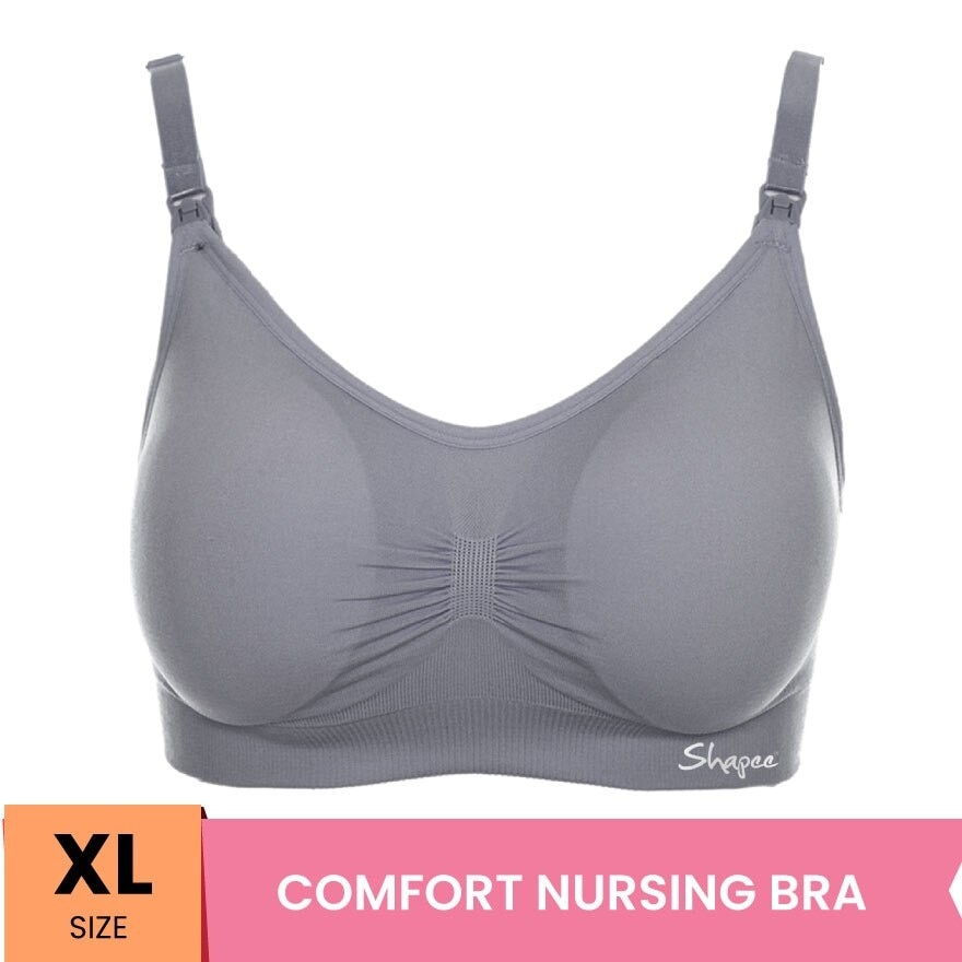 Classic Nursing Bra XL Grey