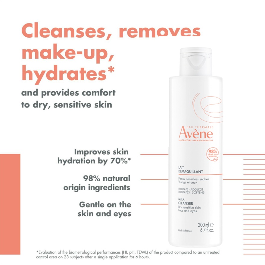 Milk Cleanser + Remover Make Up -200ml image