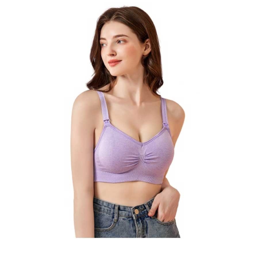 Sassy Nursing Bra L Violet