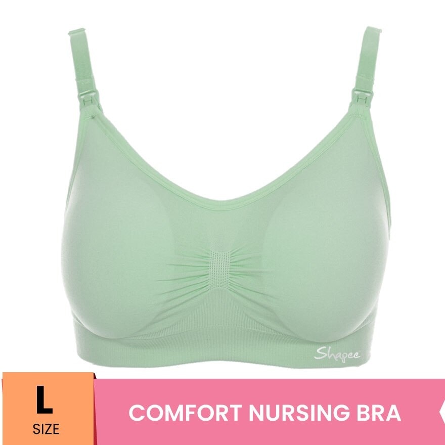 Classic Nursing Bra L Green