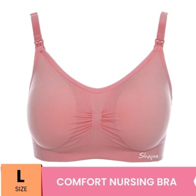 SHAPEE Classic Nursing Bra L Rose