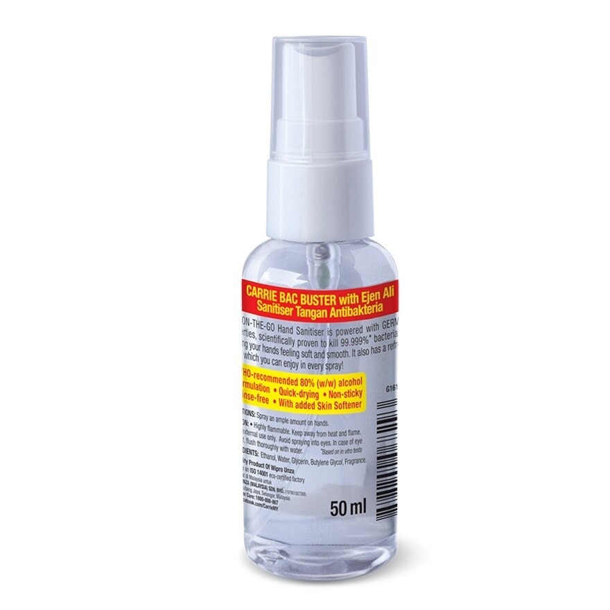 Bacbuster Antibacterial Hand Sanitizer Spray 50ml