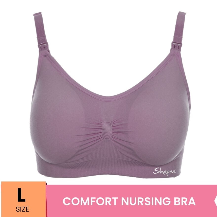 Classic Nursing Bra L Maroon