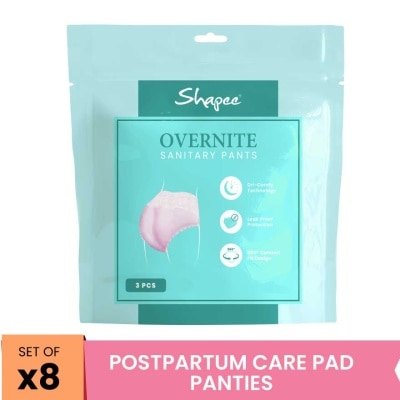 SHAPEE Overnite Sanitary Panties (3pcs x 8) L-XL