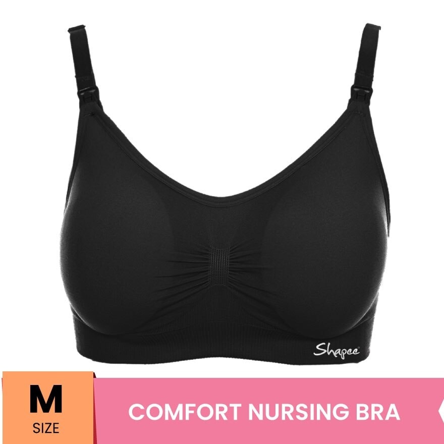 Classic Nursing Bra M Black