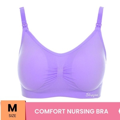 SHAPEE Classic Nursing Bra M Purple