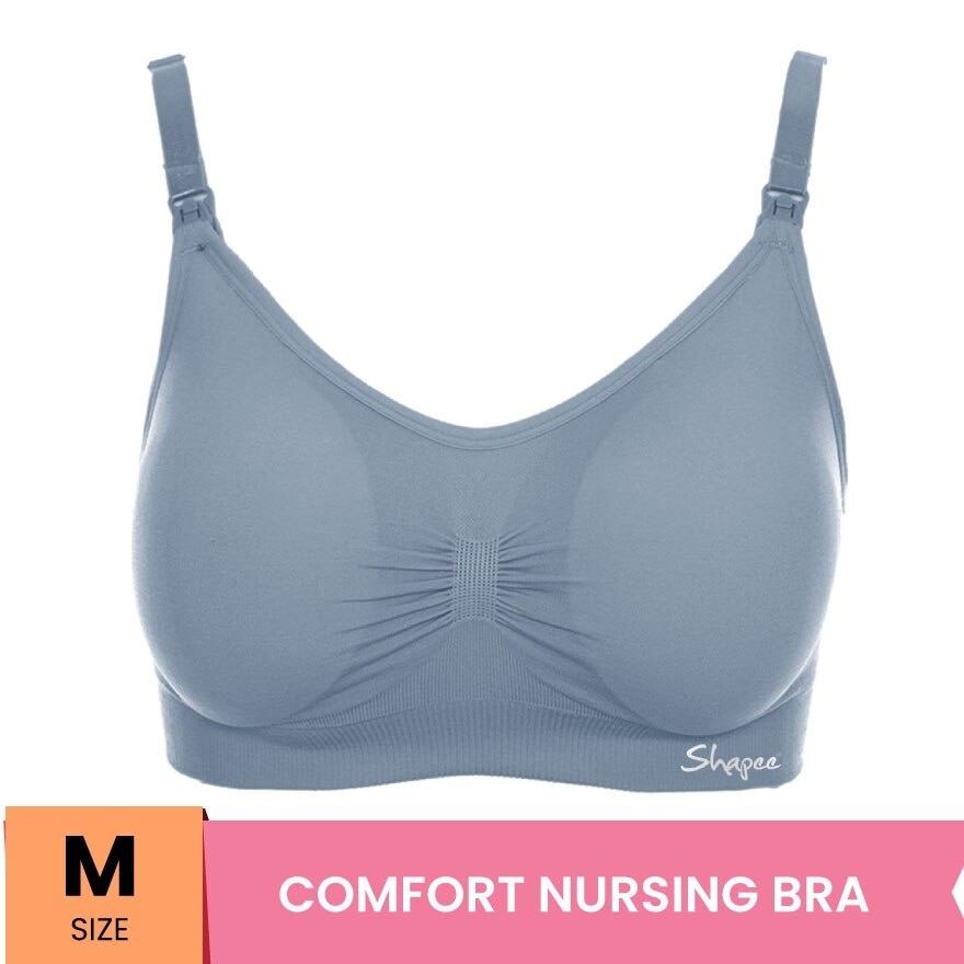 Classic Nursing Bra M Dusty Blue