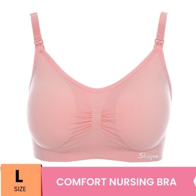 SHAPEE Classic Nursing Bra L Pink