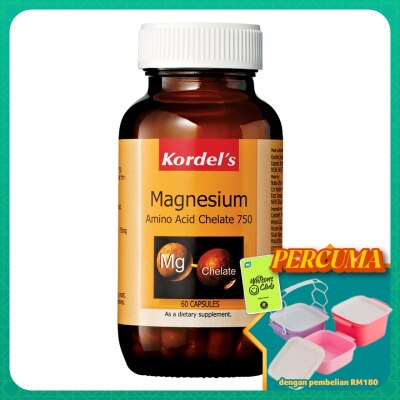 KORDEL'S - MAGNESIUM AMINO ACID CHELATE 750mg 60S