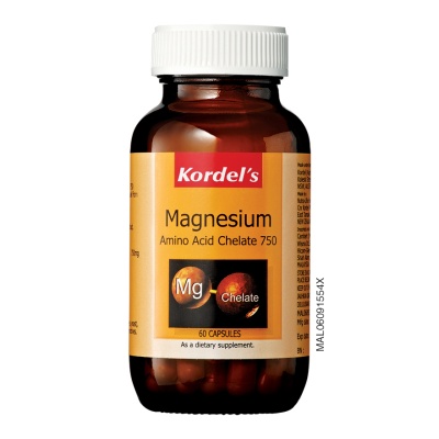 KORDEL'S - MAGNESIUM AMINO ACID CHELATE 750mg 60S image