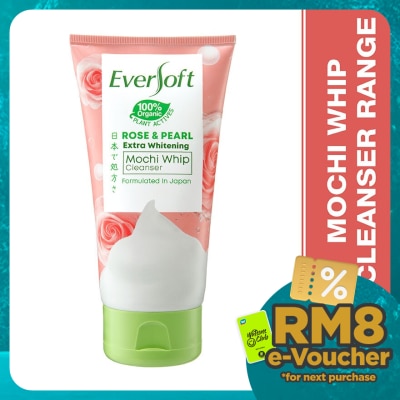 EVERSOFT Rose and Pearl Whip Cleanser 120G