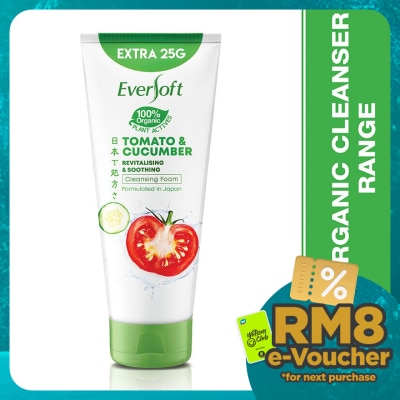 EVERSOFT Tomato and Cucumber Facial Cleanser 195G