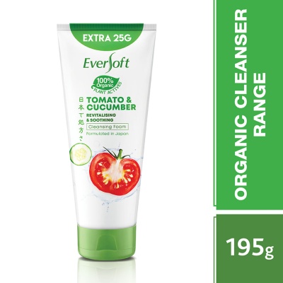 EVERSOFT Tomato and Cucumber Facial Cleanser 195G image
