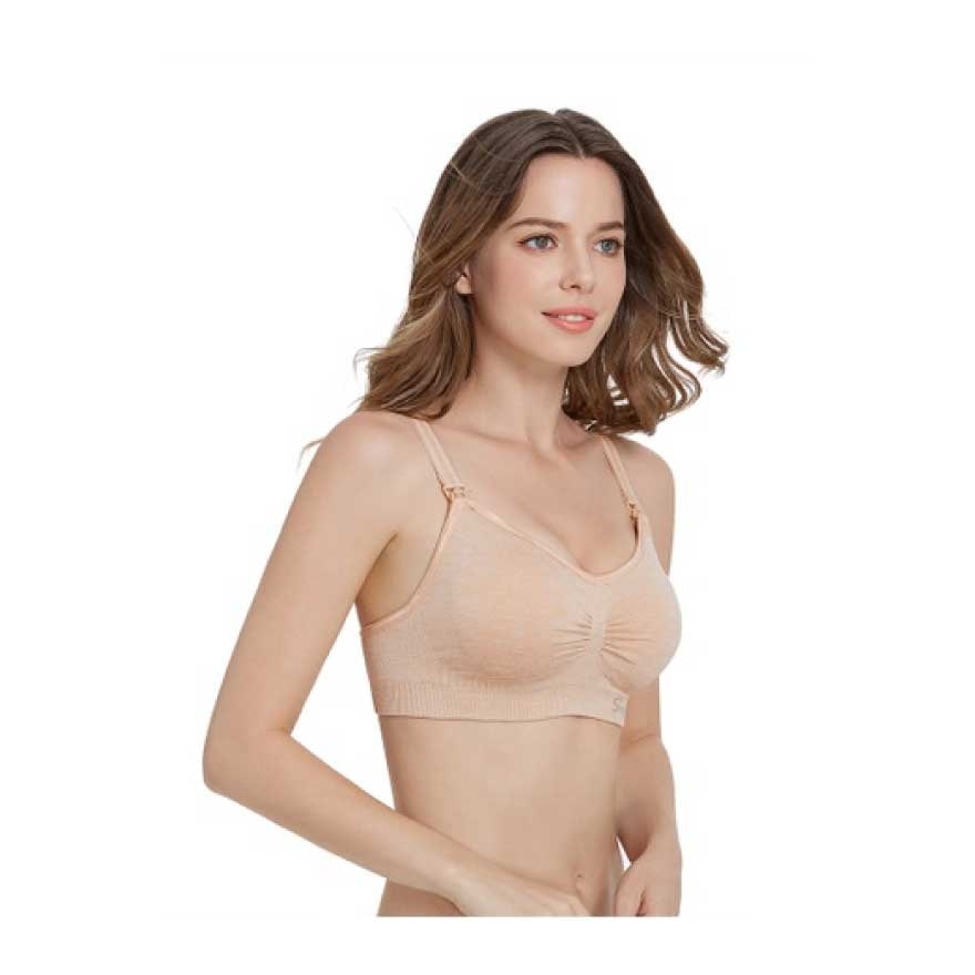Sassy Nursing Bra M Beige