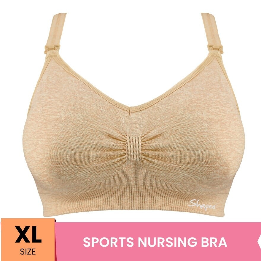 Sassy Nursing Bra XL Beige